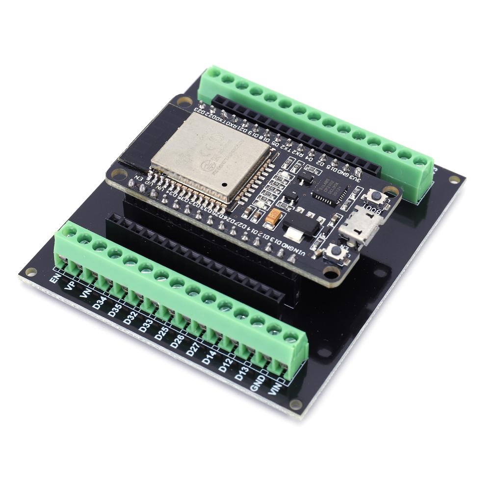 thumbnail image 1 of ESP32 GPIO 1 en 2 Placa de conexión CP2102 NodeMCU-32S (con placa de desarrollo), 1 of 9