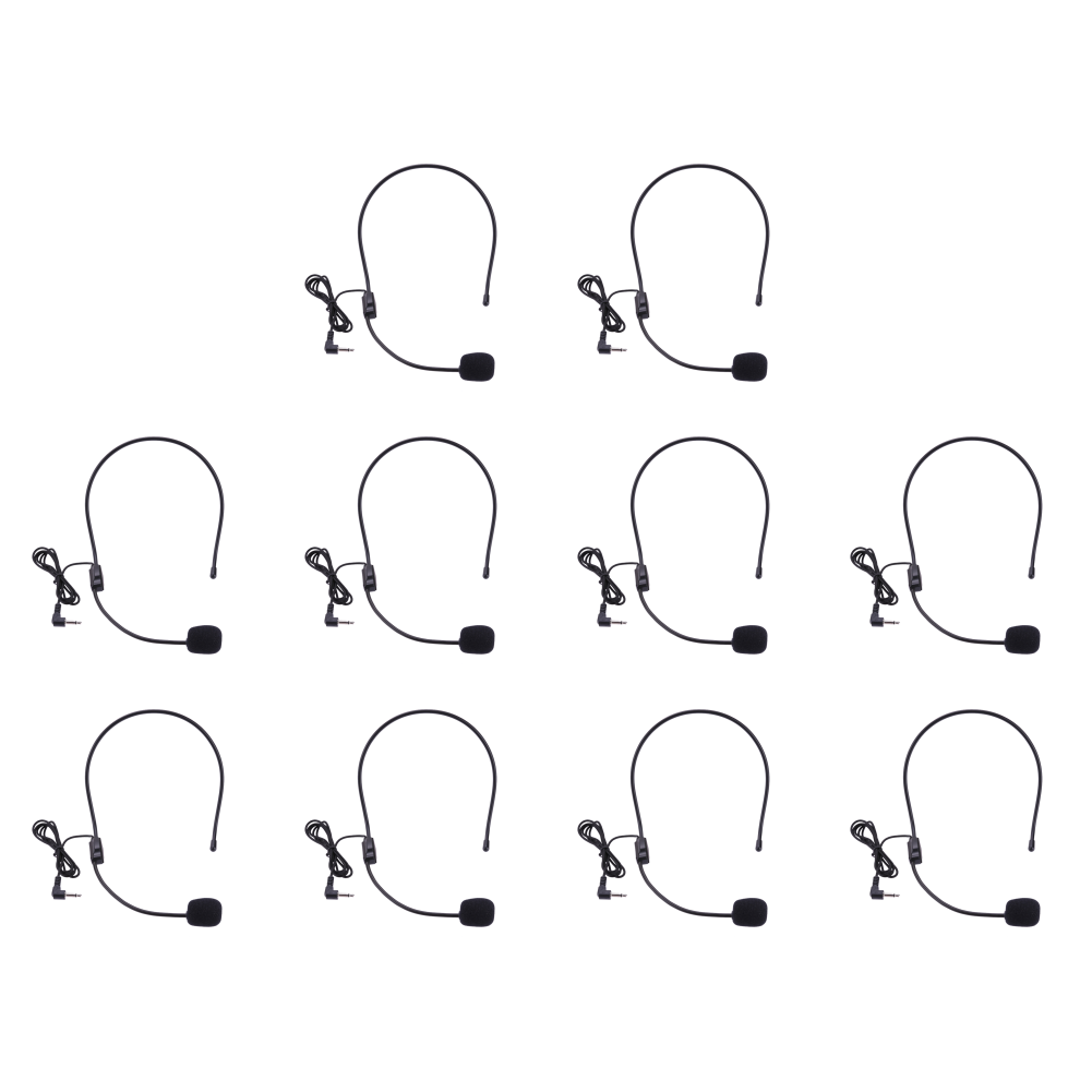 thumbnail image 3 of Micrófono portátil ligero con cable de 3,5 mm para conferencias, auriculares con guía de enchufe, 3 of 9