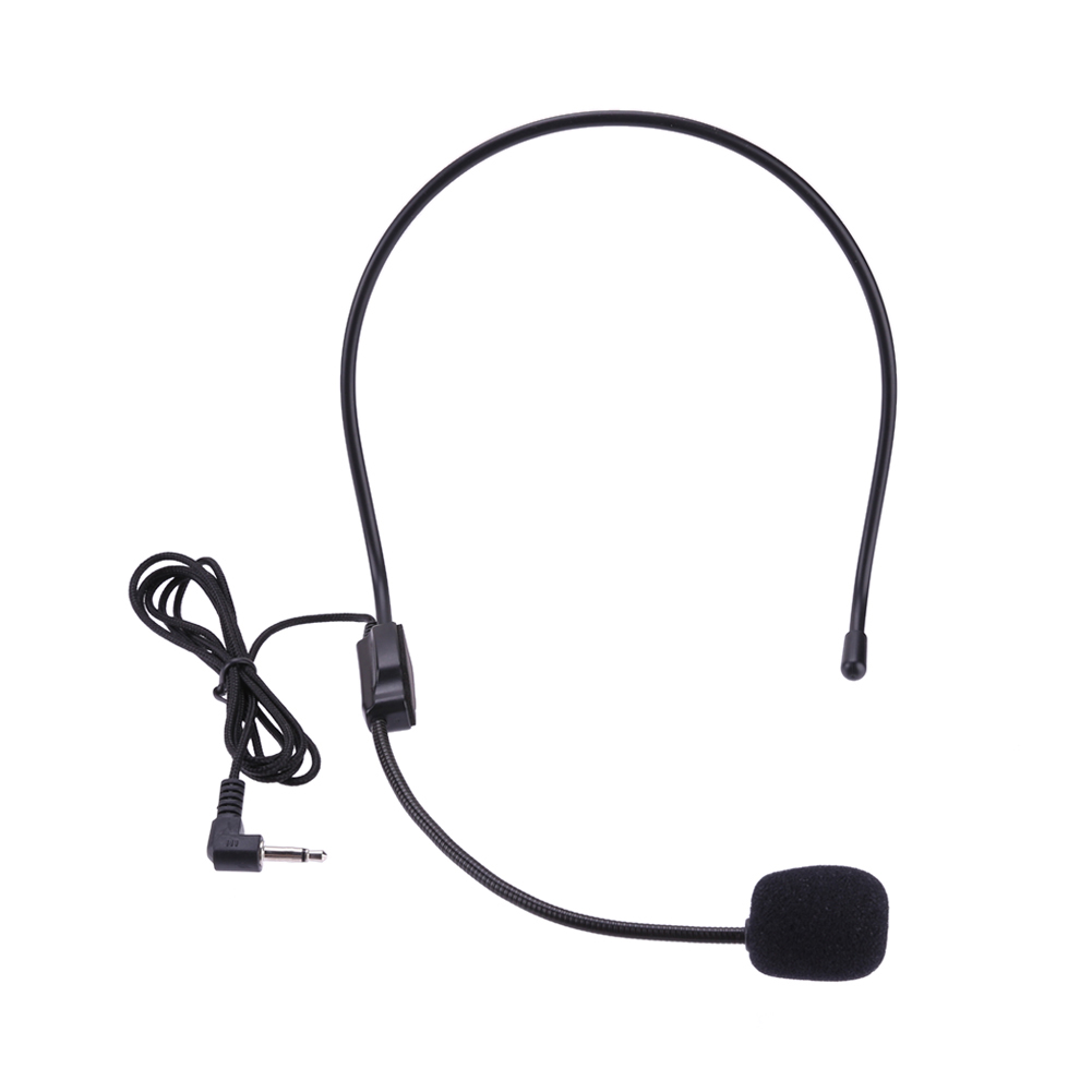 thumbnail image 4 of Micrófono portátil ligero con cable de 3,5 mm para conferencias, auriculares con guía de enchufe, 4 of 9