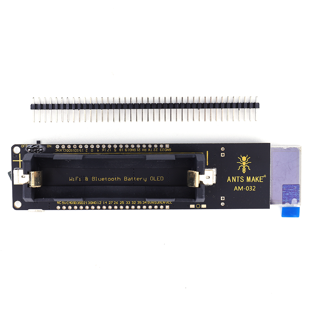 thumbnail image 4 of Módulo compatible con Bluetooth ESP32 WiFi con soporte de batería 18650 OLED de 0,96 pulgadas, 4 of 8
