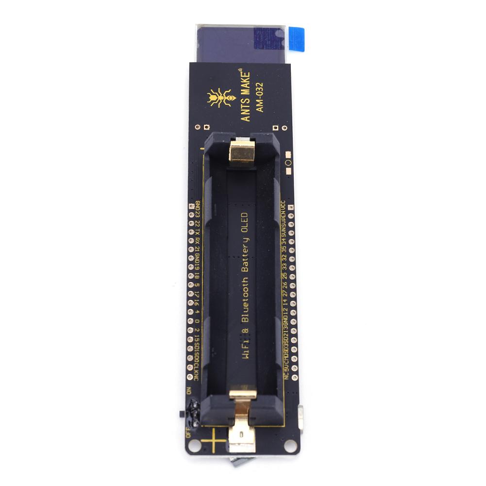 thumbnail image 5 of Módulo compatible con Bluetooth ESP32 WiFi con soporte de batería 18650 OLED de 0,96 pulgadas, 5 of 8