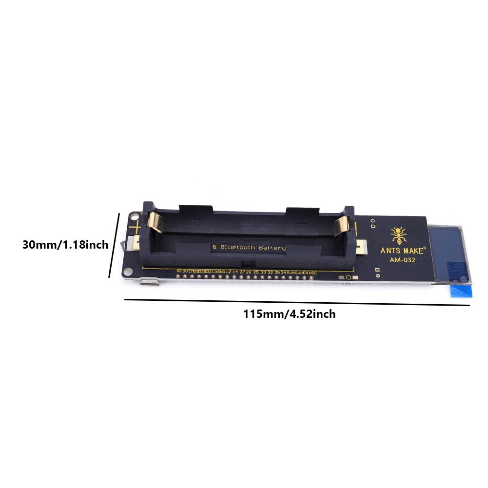 thumbnail image 2 of Módulo compatible con Bluetooth ESP32 WiFi con soporte de batería 18650 OLED de 0,96 pulgadas, 2 of 8