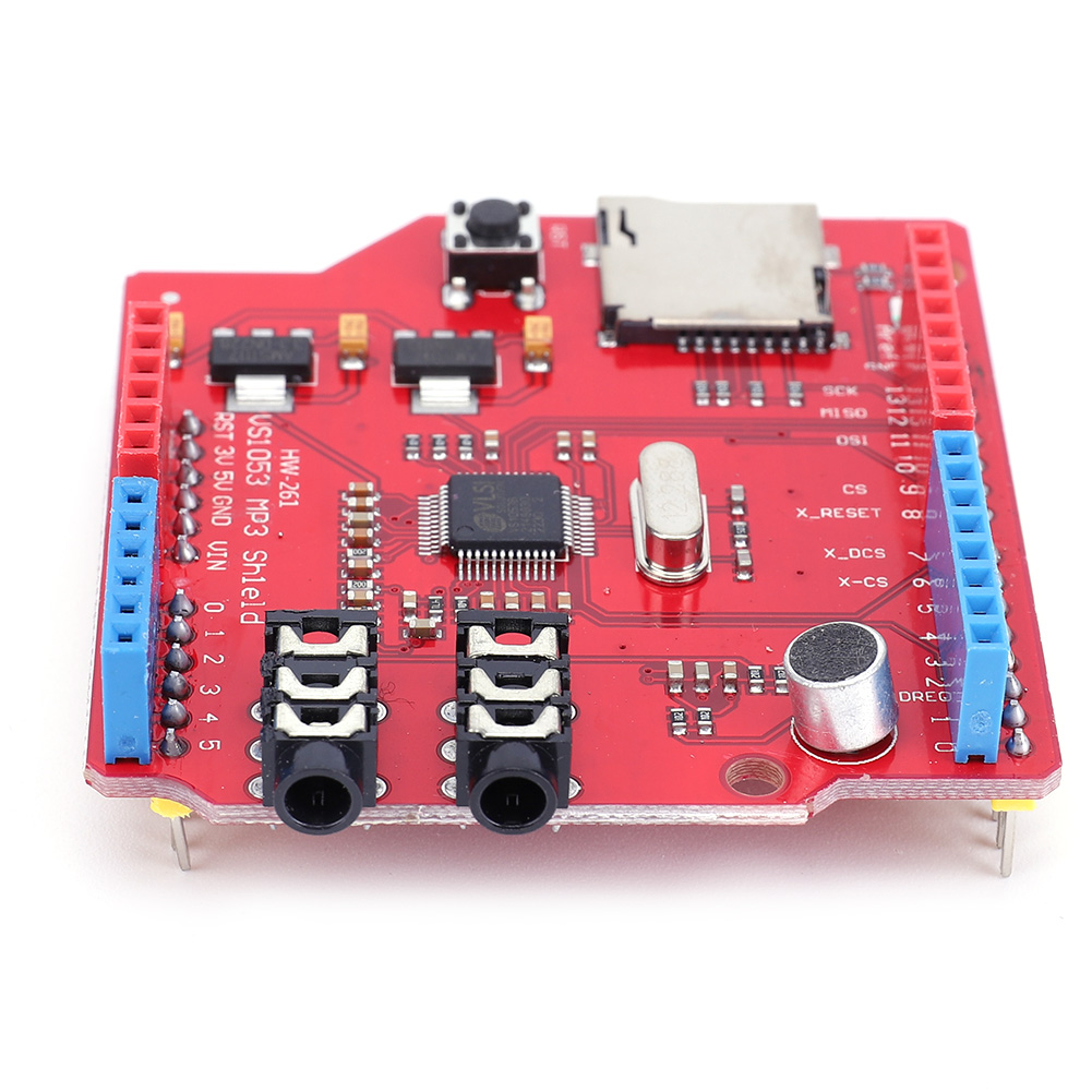 thumbnail image 1 of Placa VS1053 Función de expansión en grabación Puerto MP3 MIC para ARDUINO MEGA, 1 of 9