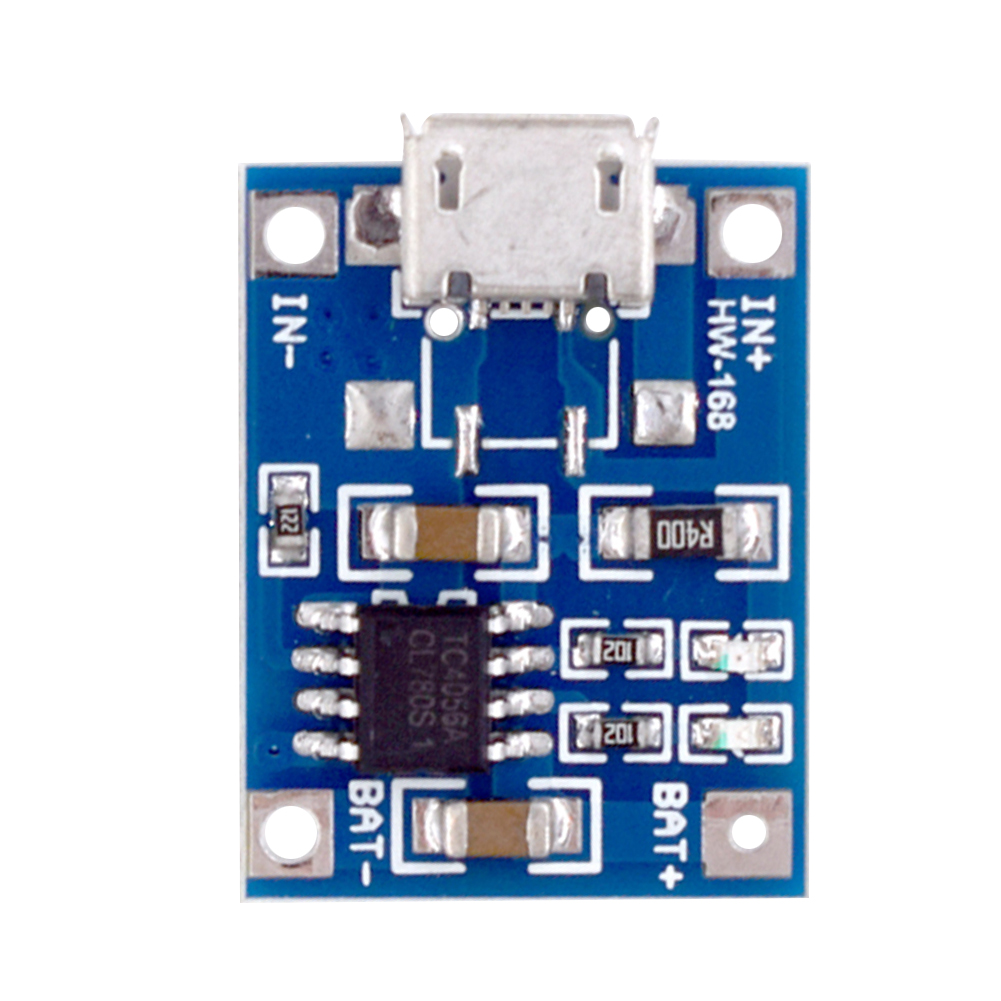 thumbnail image 3 of Placa de carga de batería Módulo de carga de batería micro USB para baterías de litio, 3 of 9