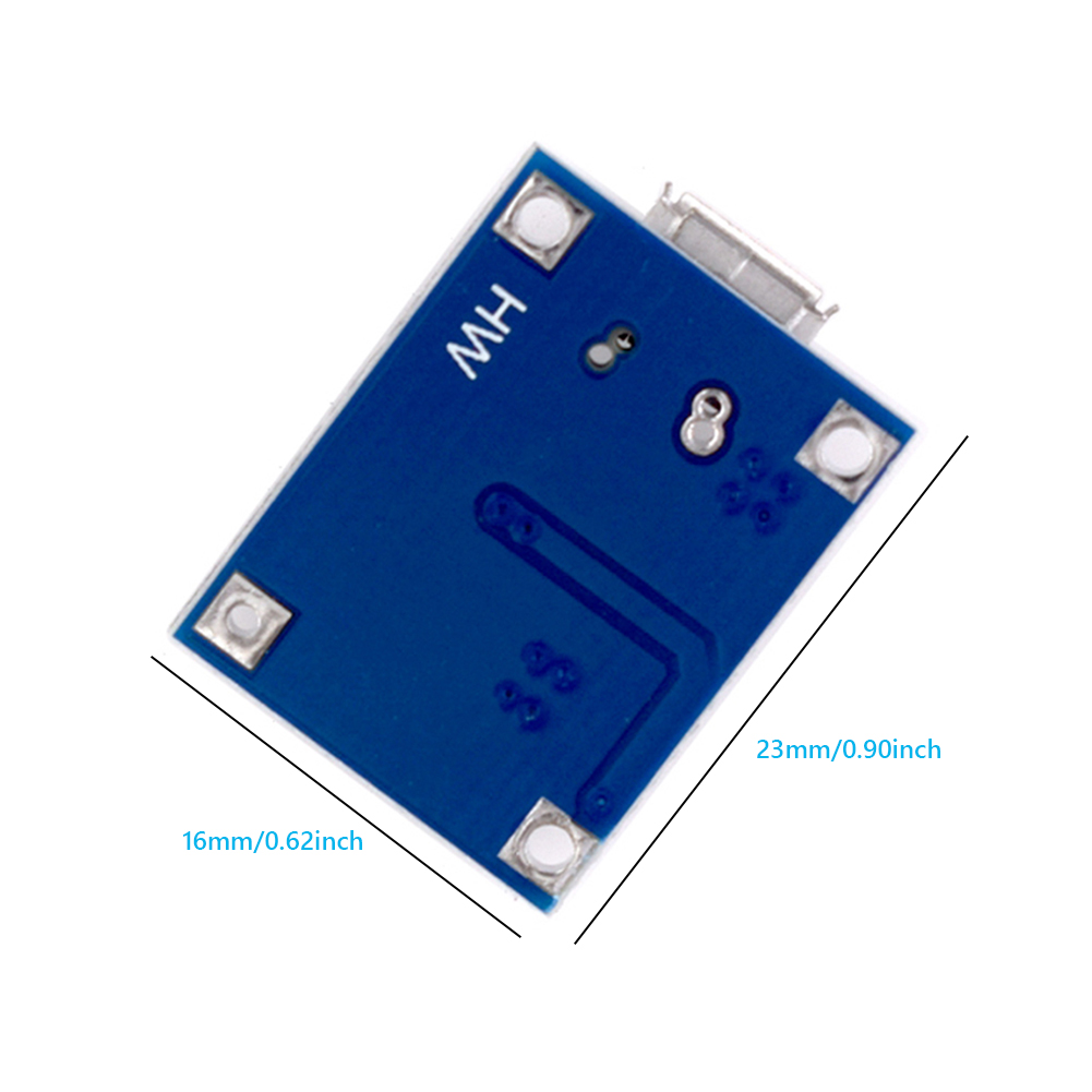 thumbnail image 2 of Placa de carga de batería Módulo de carga de batería micro USB para baterías de litio, 2 of 9