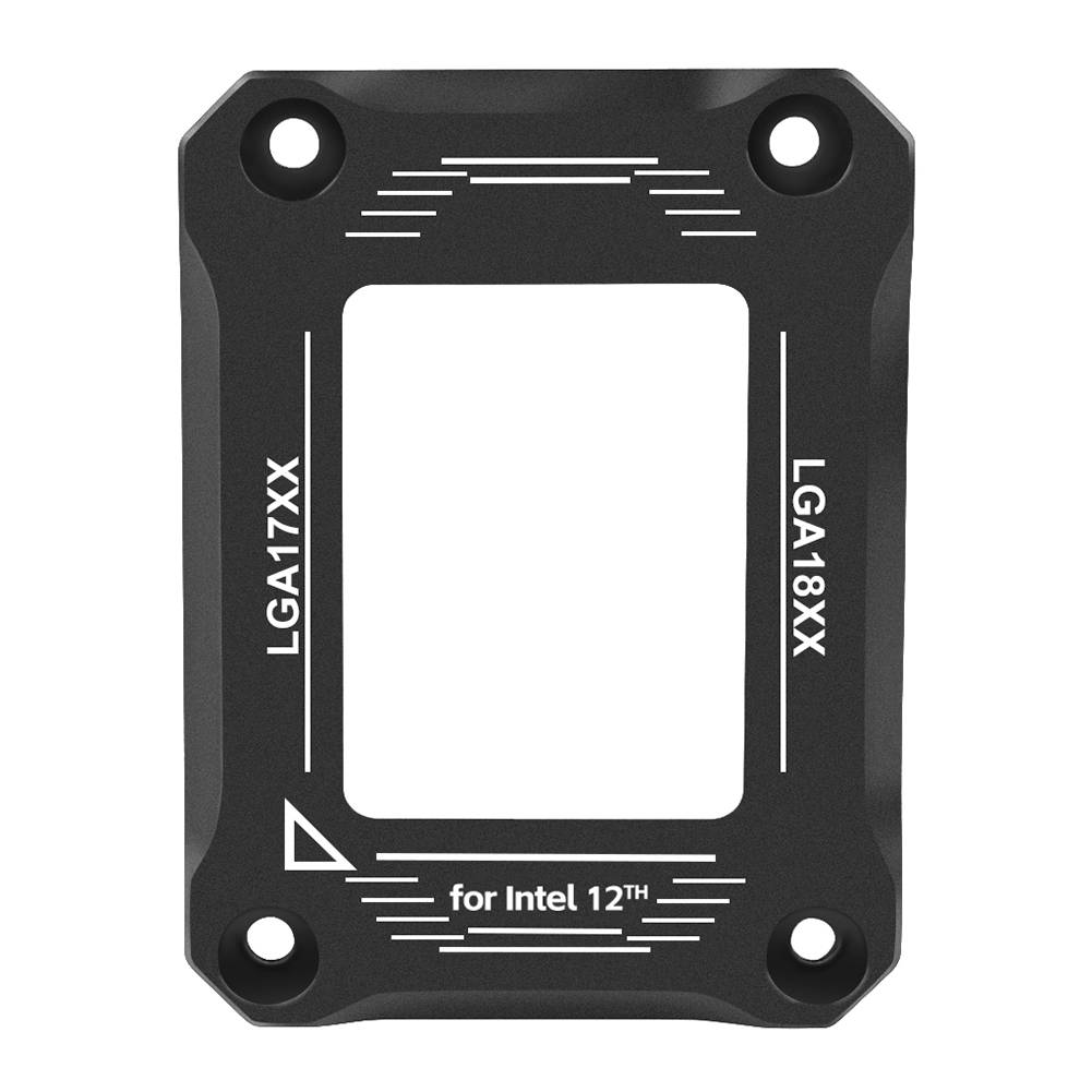 thumbnail image 4 of Protector de marco corrector de flexión de CPU, aluminio CNC para Intel 12 Gen LGA1700/1800, 4 of 9