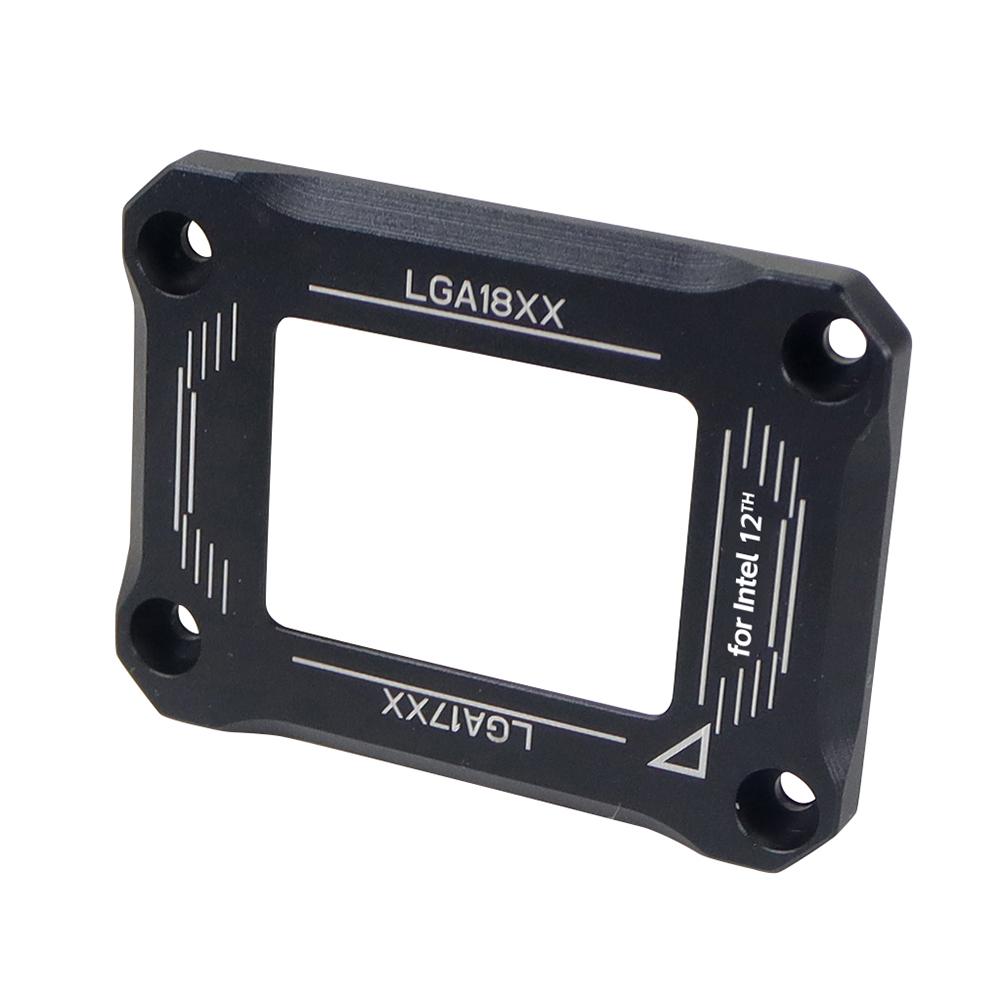 thumbnail image 1 of Protector de marco corrector de flexión de CPU, aluminio CNC para Intel 12 Gen LGA1700/1800, 1 of 9