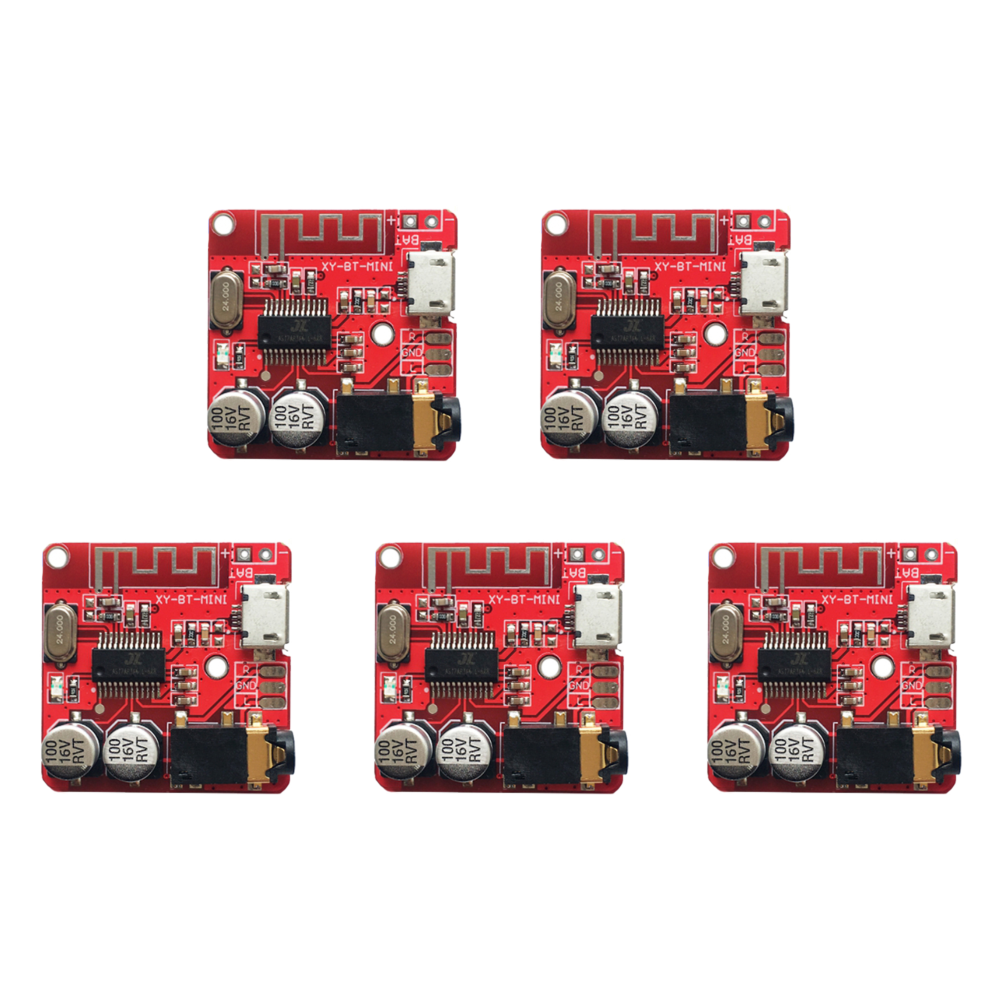 thumbnail image 3 of Módulo estéreo inalámbrico 5.0 compatible con Bluetooth DC 3.7-5V para bricolaje (rojo), 3 of 5