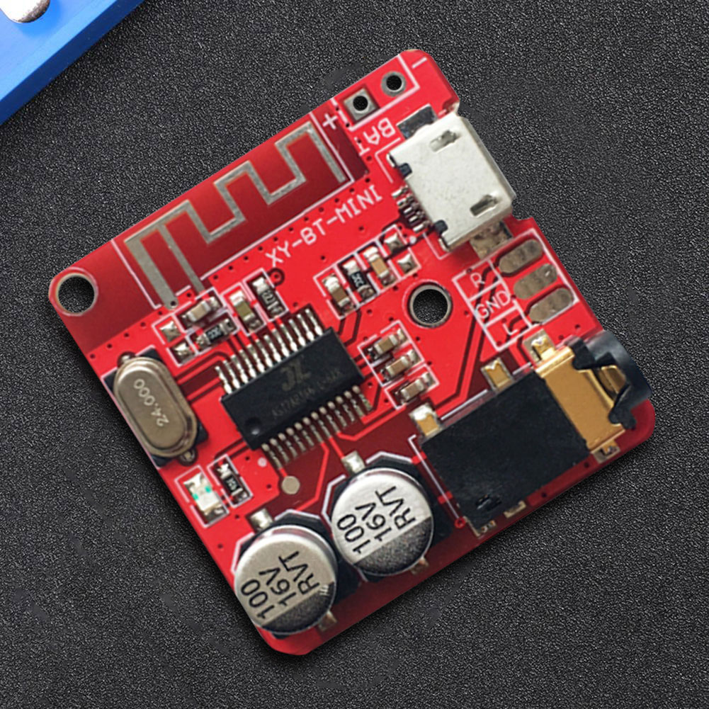 thumbnail image 1 of Módulo estéreo inalámbrico 5.0 compatible con Bluetooth DC 3.7-5V para bricolaje (rojo), 1 of 5