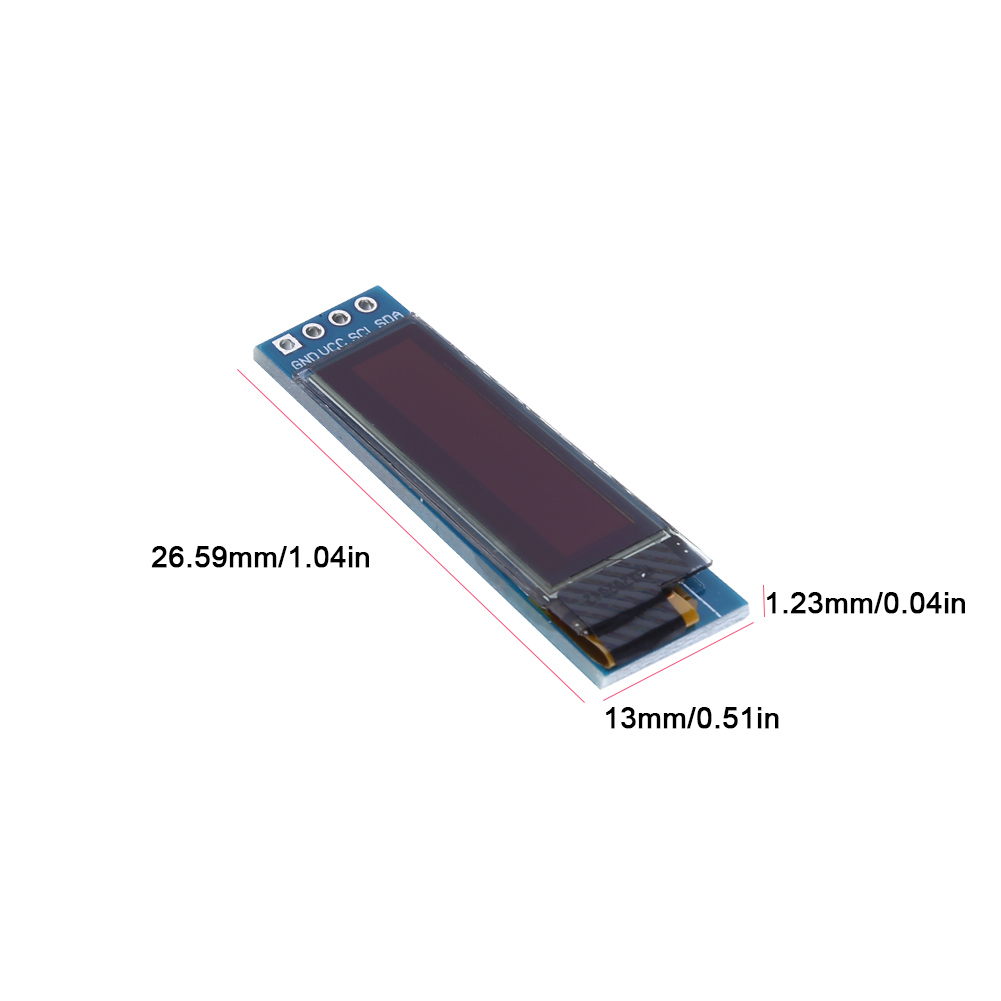 thumbnail image 2 of Módulo OLED de 0,91 pulgadas compatible con módulo DIY de 3,3 V/5 V de bajo consumo de energía, 2 of 9