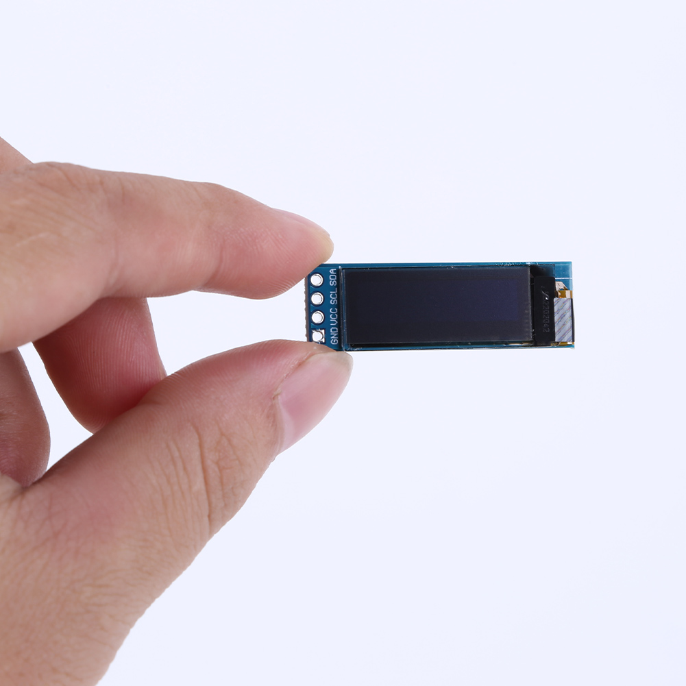 Módulo OLED de 0,91 pulgadas compatible con módulo DIY de 3,3 V/5 V de bajo consumo de energía