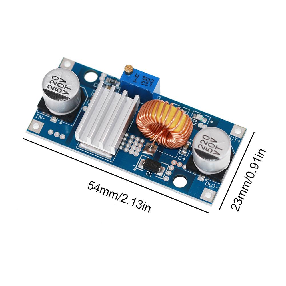 thumbnail image 2 of XL4015E 5A 4-38V DIY Fuente de alimentación regulada ajustable 12V a 3,3V/5V 36V a 12V, 2 of 7