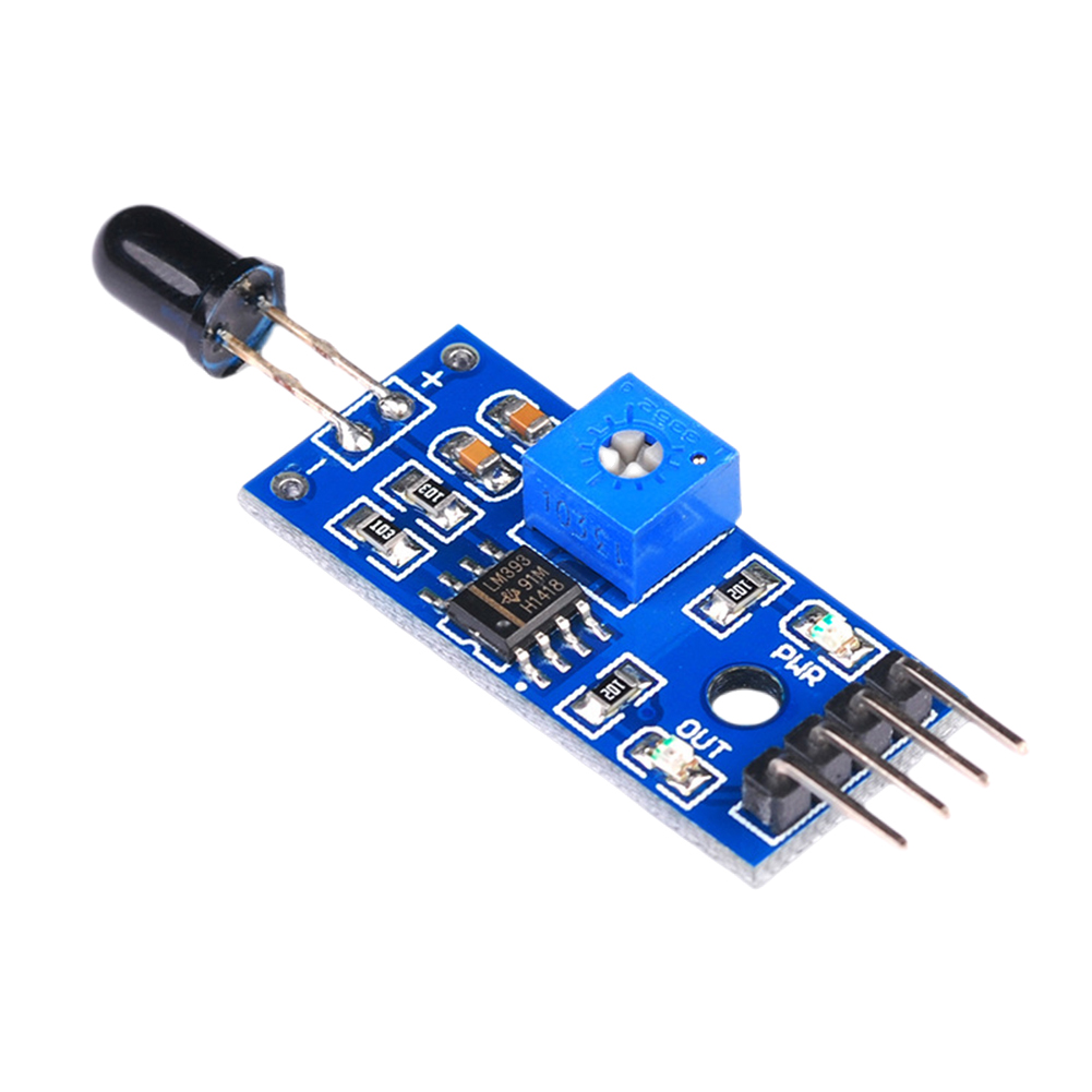 thumbnail image 3 of Módulo Sensor de detección de llama IR de 4 pines 3.3V-5V Accesorios para Arduino DIY Kit, 3 of 9