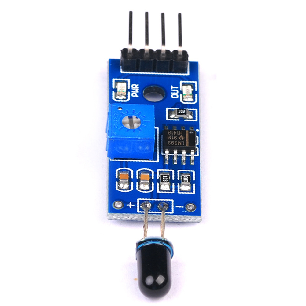 thumbnail image 4 of Módulo Sensor de detección de llama IR de 4 pines 3.3V-5V Accesorios para Arduino DIY Kit, 4 of 9