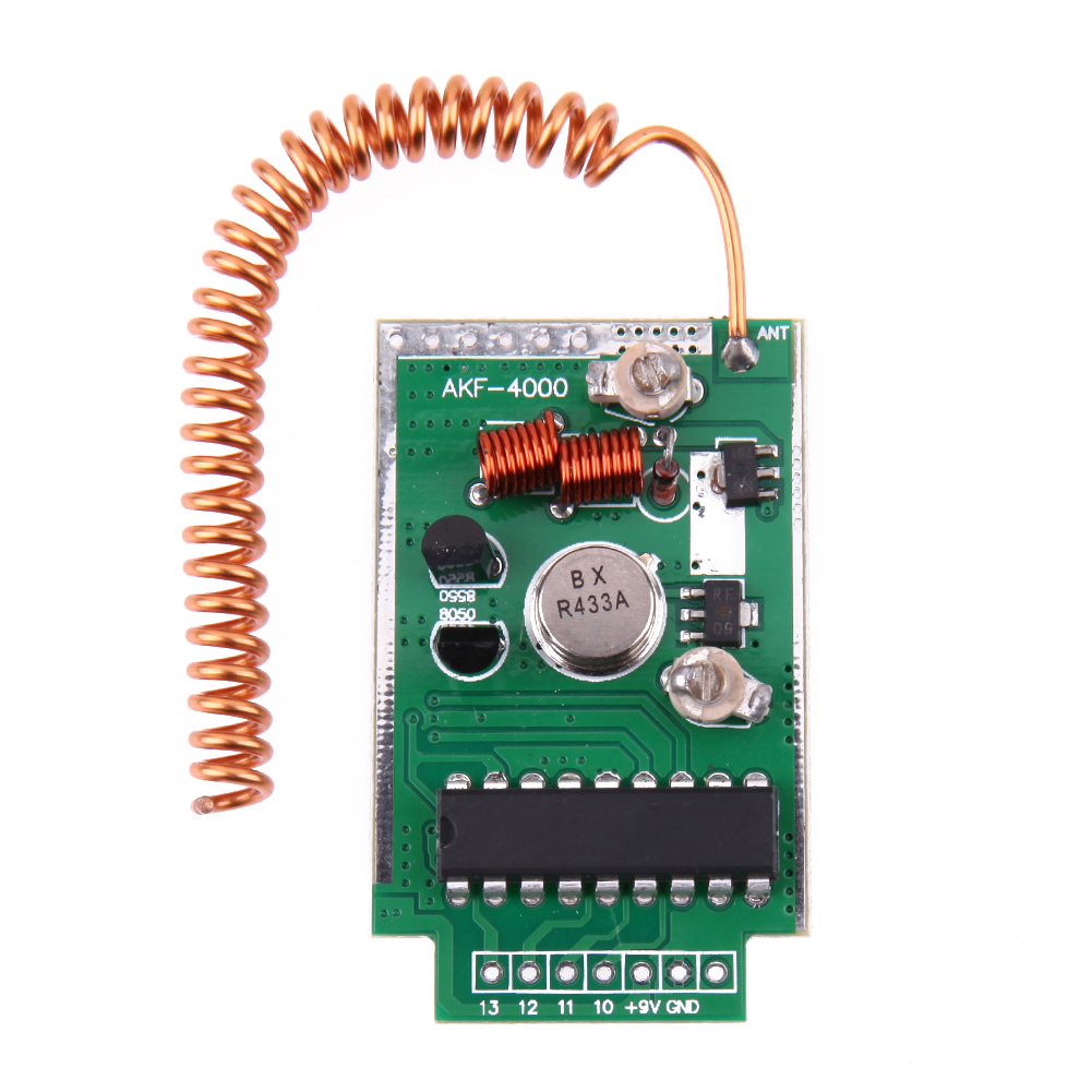 Kit de módulo transmisor de control remoto inalámbrico de gran potencia, 4km, 433Mhz