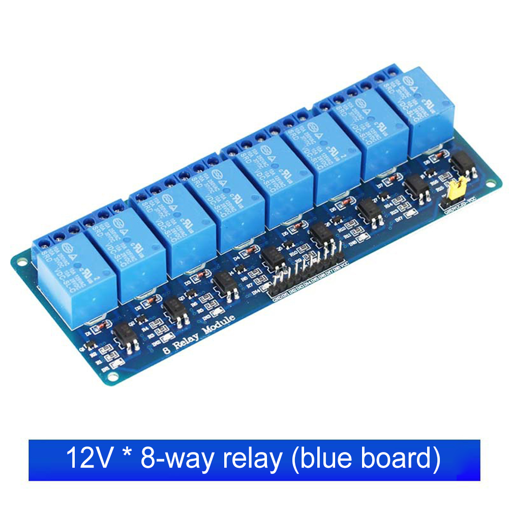 thumbnail image 4 of Módulo Relé Indicador LED Placa de interfaz de relé con optoacoplador (8 canales 12V, 4 of 9