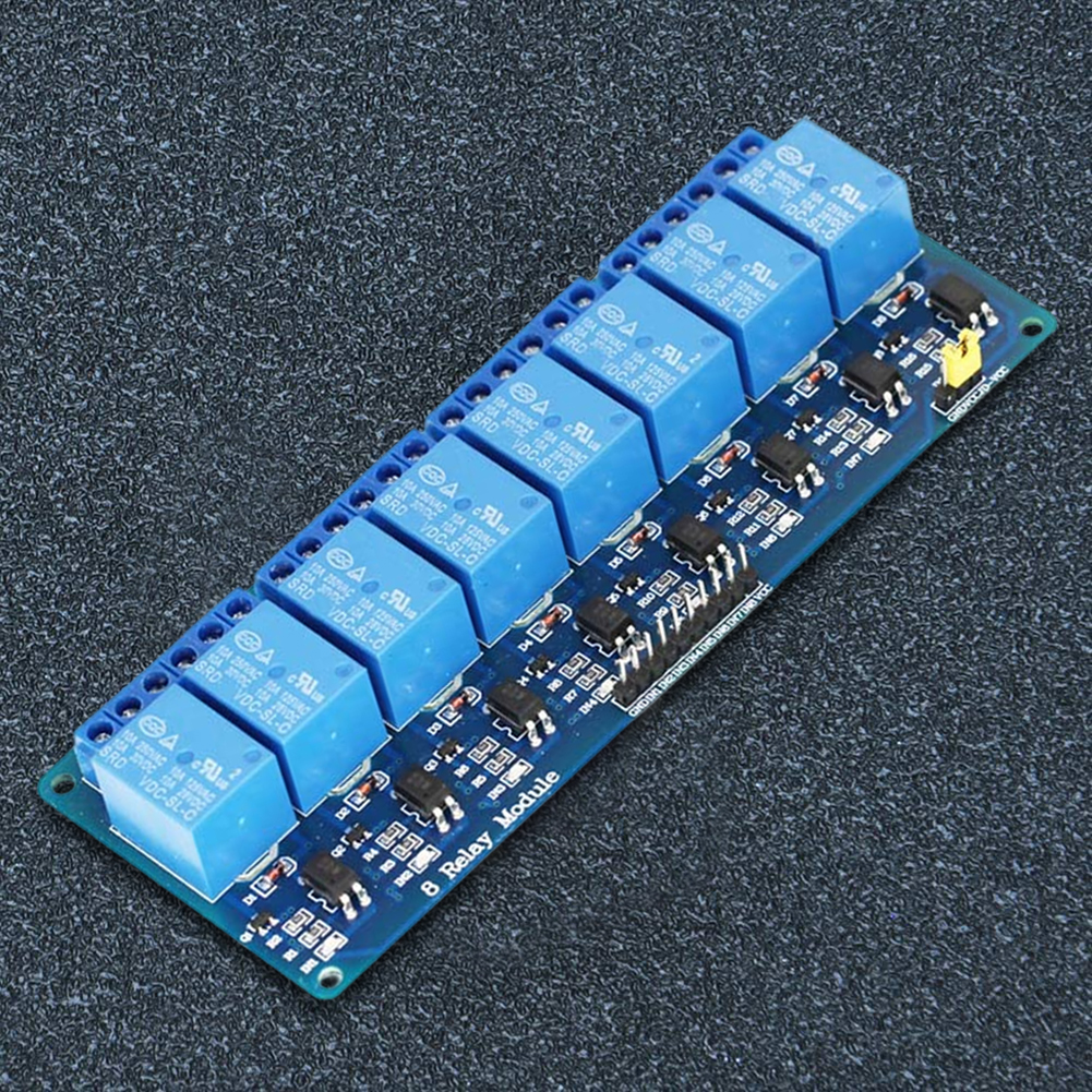 thumbnail image 1 of Módulo Relé Indicador LED Placa de interfaz de relé con optoacoplador (8 canales 12V, 1 of 9
