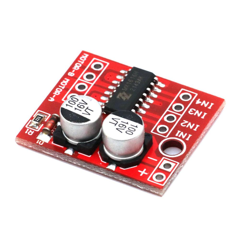 L298N Módulo controlador de motor CC de 2 vías Controlador de motor ...