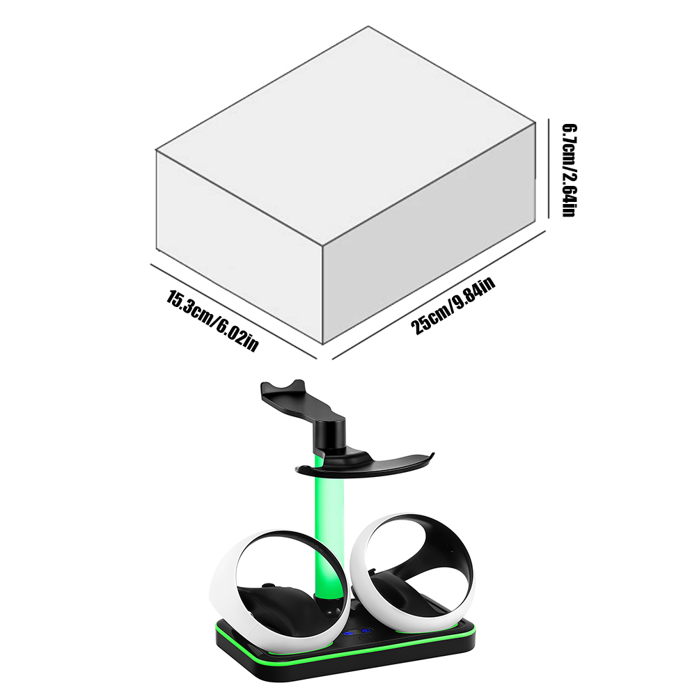 thumbnail image 2 of Base de carga Ehuebsd para PS VR2 Joypad Carga magnética, 2 of 9
