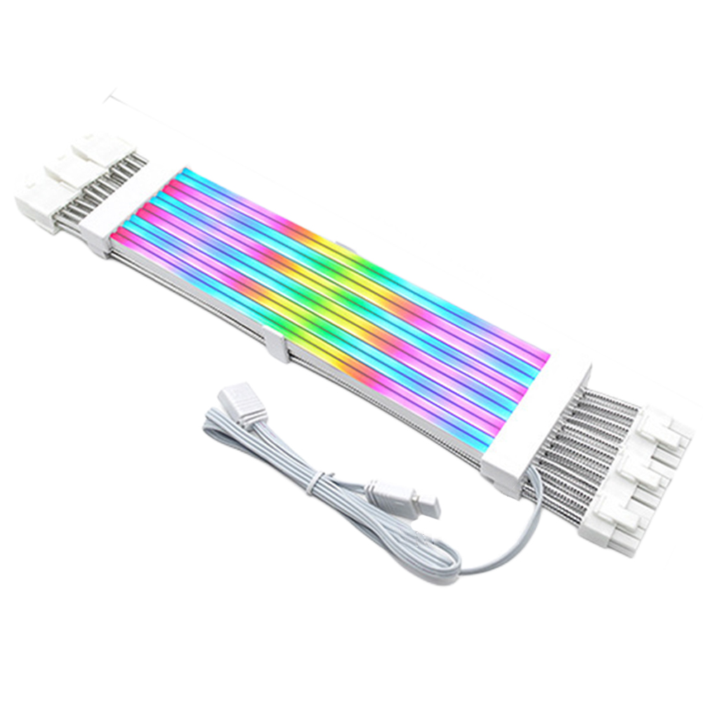 thumbnail image 3 of Línea de neón ARGB, reemplazo de 24 pines, conectores de extensión, Cable, accesorios de computadora, 3 of 9