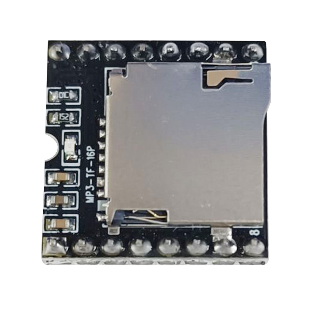 thumbnail image 3 of Módulo MP3 Mini reproductor DF compatible con tarjeta TF placa de reproductor de disco en U para Arduino, 3 of 9