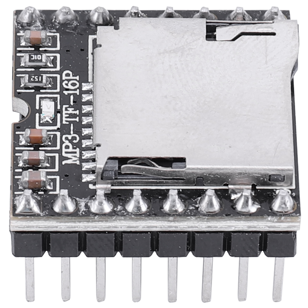 thumbnail image 1 of Módulo MP3 Mini reproductor DF compatible con tarjeta TF placa de reproductor de disco en U para Arduino, 1 of 9
