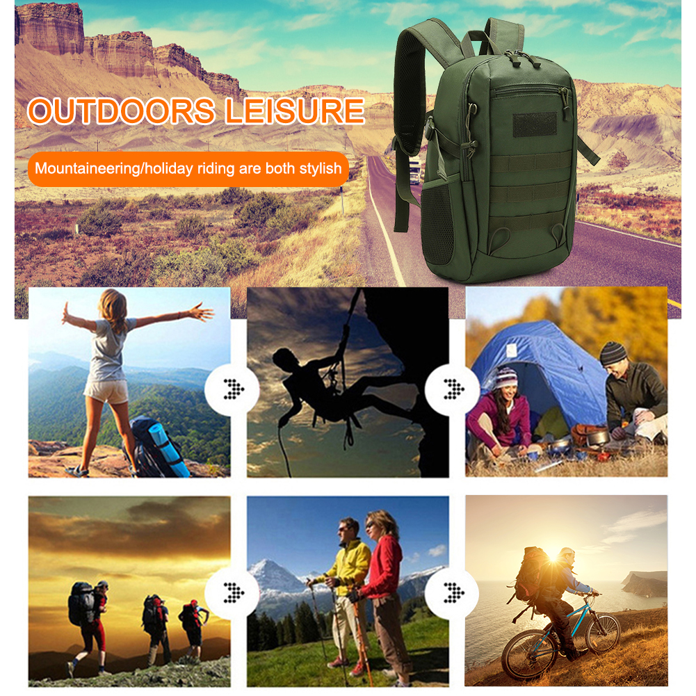 Mochila Treeking unisex Mochilas de asalto de gran capacidad Bolsa para insectos al aire libre
