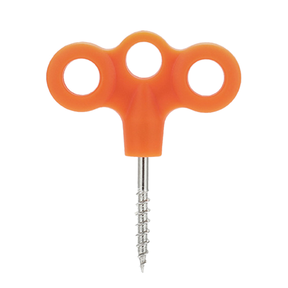 thumbnail image 1 of Clavijas para acampar al aire libre Tornillo Punta Gancho Cuerda Hebilla Carpa Clavija Naranja 5pcs, 1 of 6