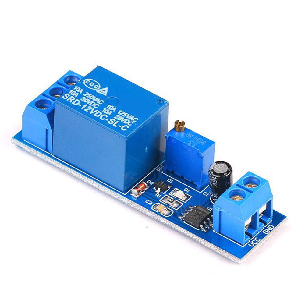 thumbnail image 4 of Módulo de relé de retardo de tiempo NE555 5 V/12 V 0 a 10 segundos de retardo automotriz (12 V), 4 of 7