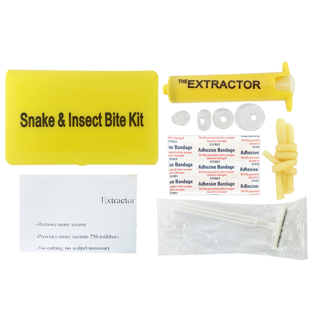 thumbnail image 1 of Extractor de veneno de serpiente Camping senderismo Extractor de veneno al aire libre primeros auxilios de emergencia, 1 of 7