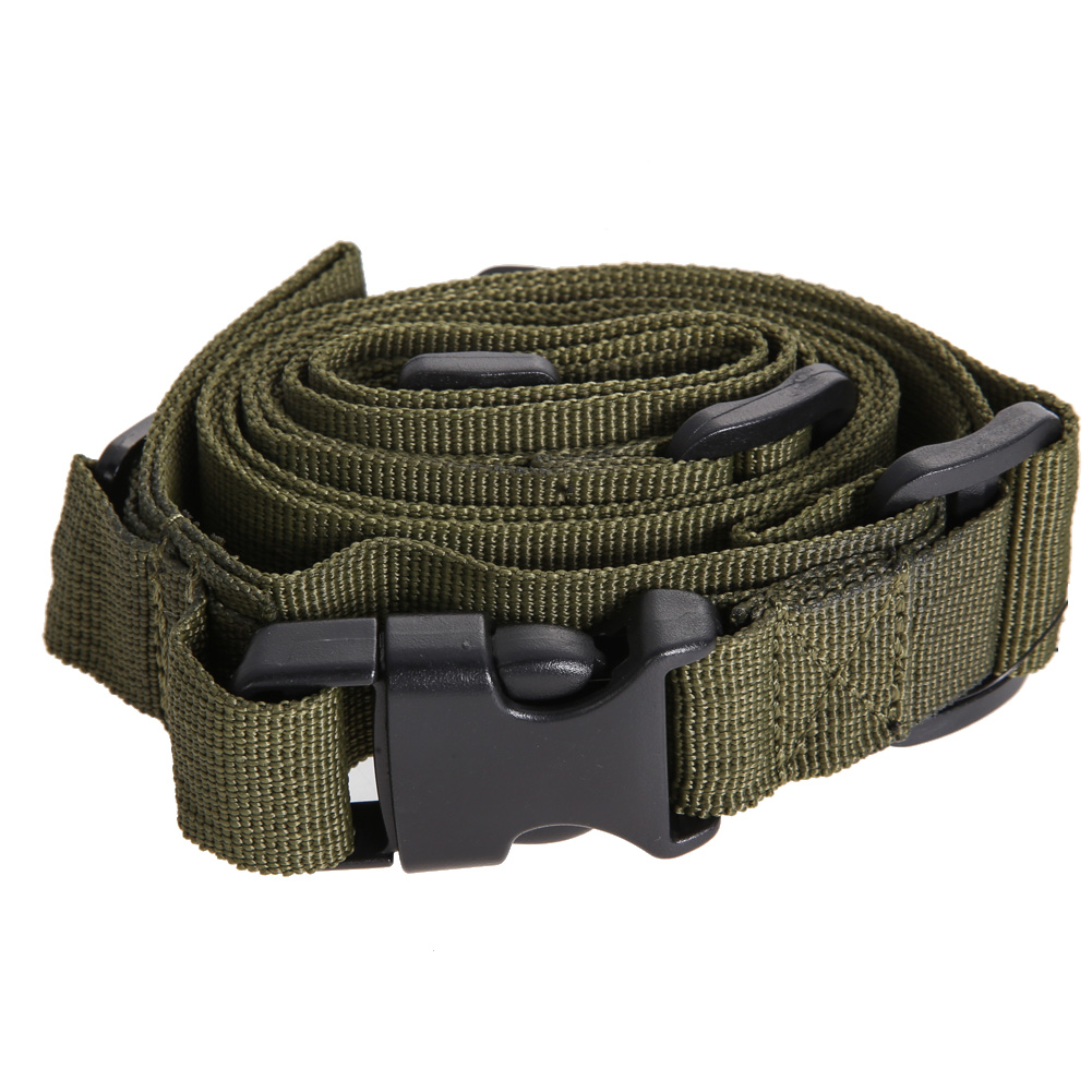thumbnail image 5 of Tactical 3 Point Sling Ajustable Bungee Rifle Swivels System Verde, 5 of 9