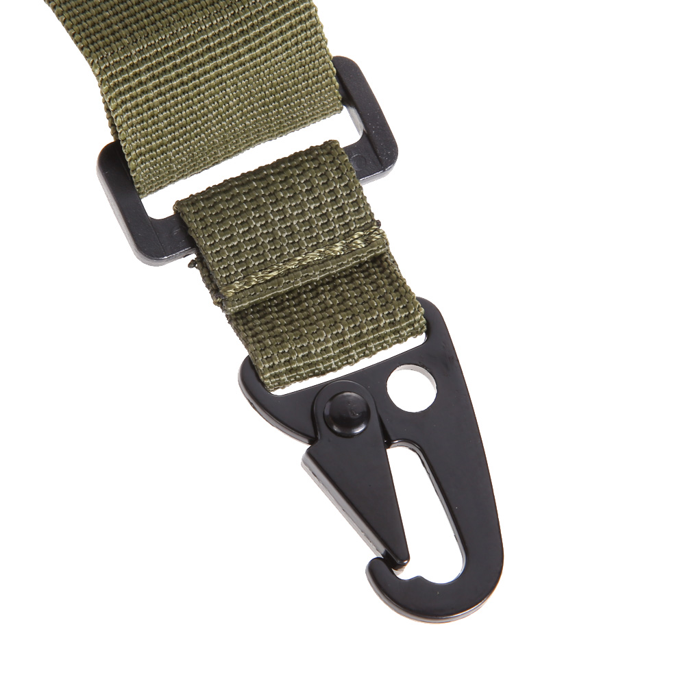 thumbnail image 2 of Tactical 3 Point Sling Ajustable Bungee Rifle Swivels System Verde, 2 of 9
