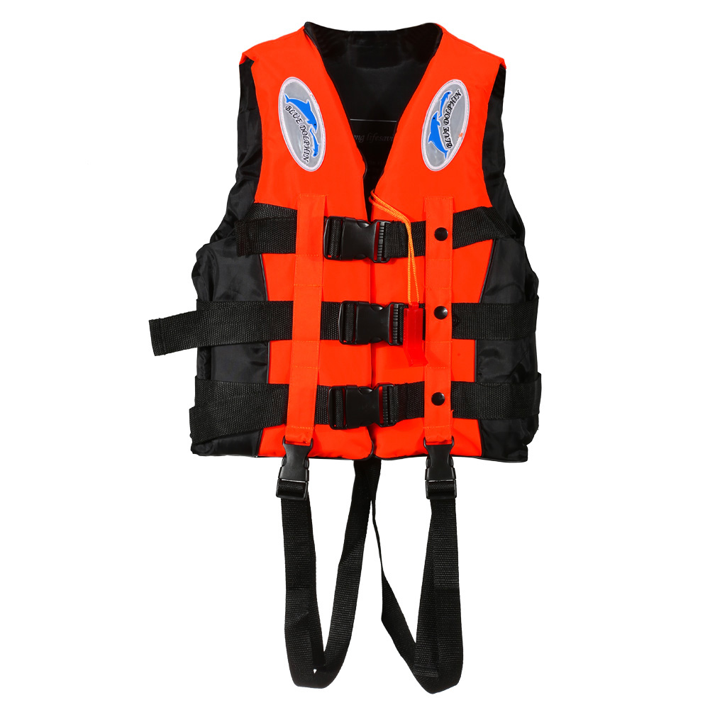 thumbnail image 4 of Chaleco salvavidas de poliéster para adultos con silbato para nadar, navegar, 4 of 9