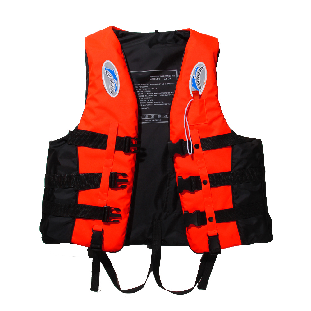 thumbnail image 3 of Chaleco salvavidas de poliéster para adultos con silbato para nadar, navegar, 3 of 9