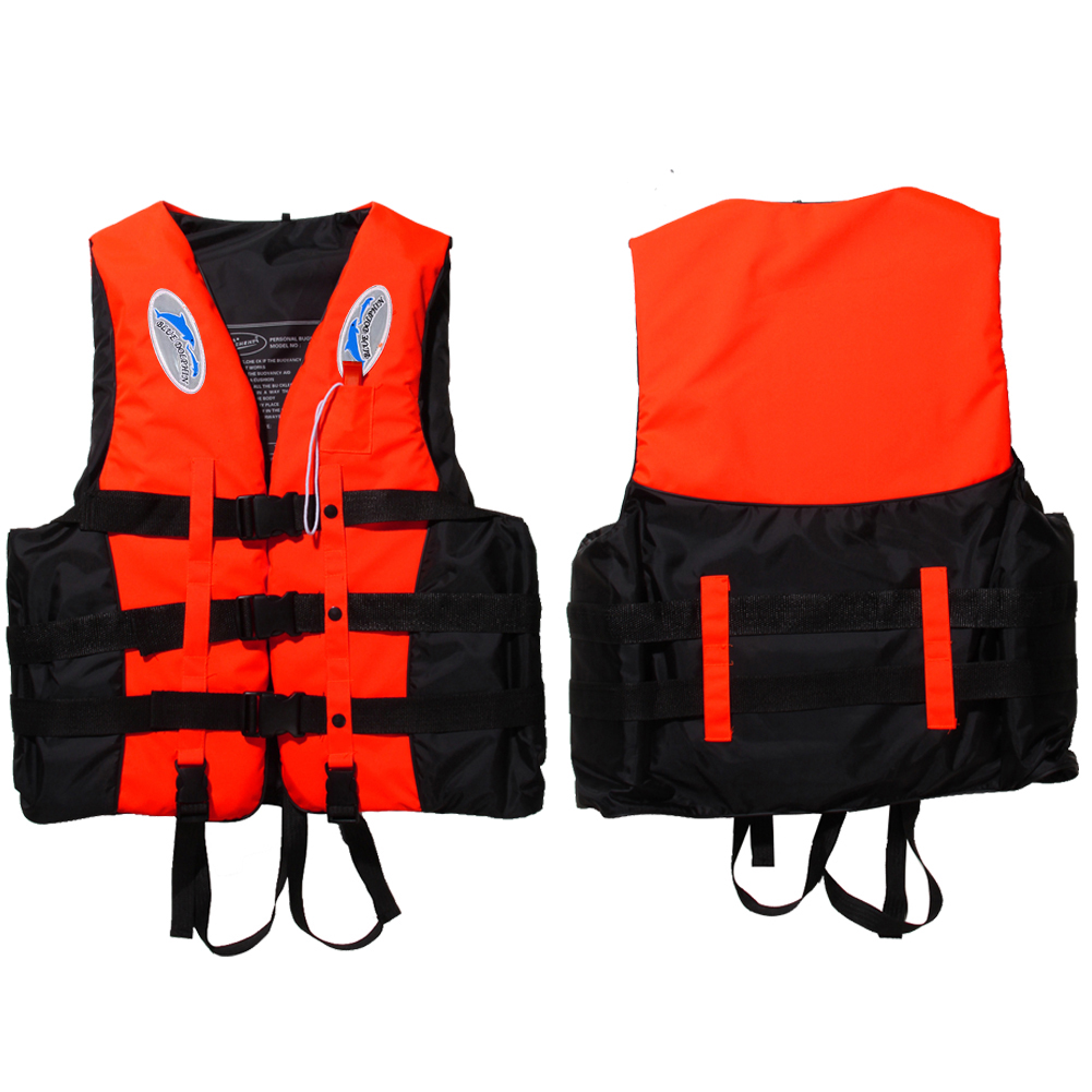 thumbnail image 4 of Chaleco salvavidas de poliéster para adultos con silbato para nadar, navegar, 4 of 9