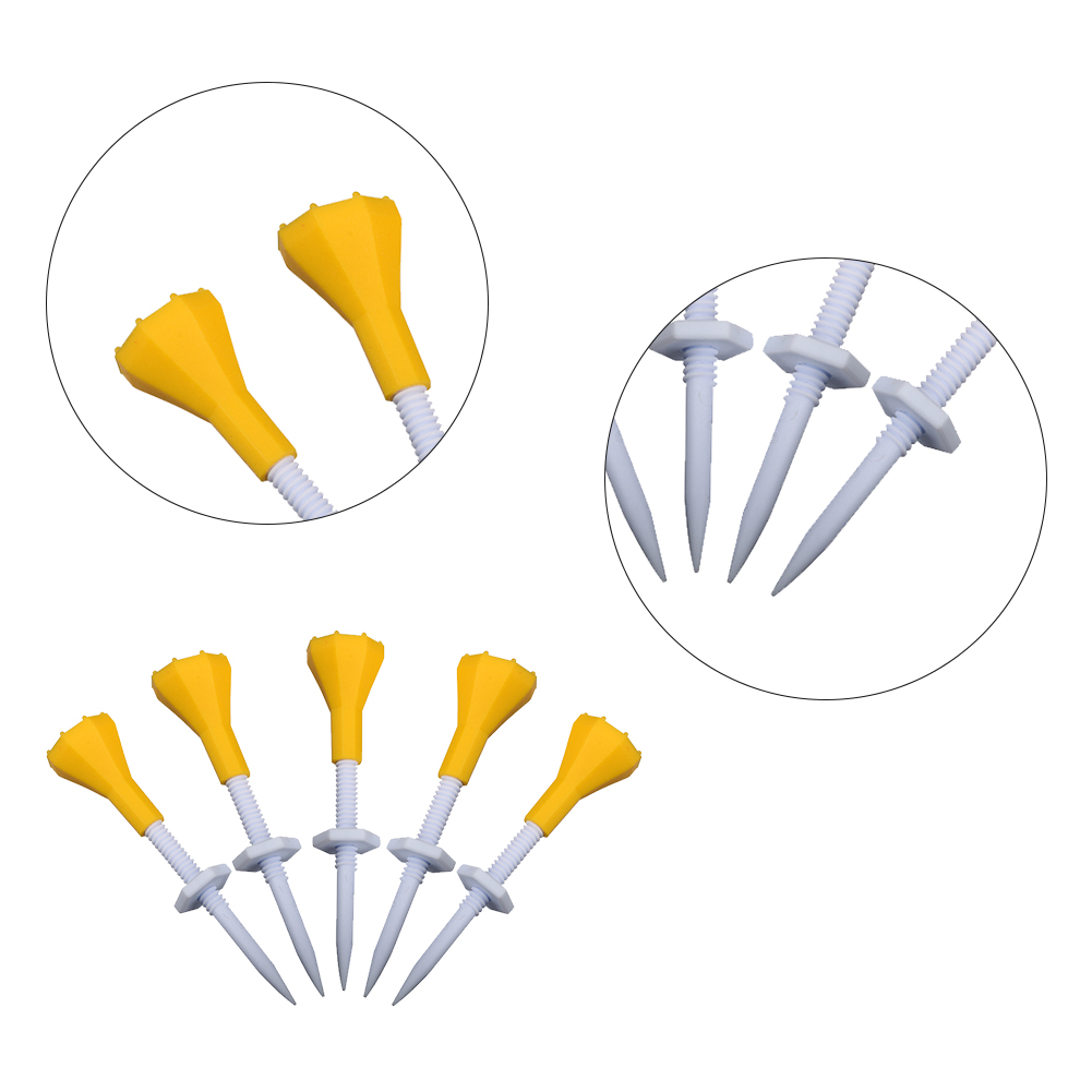 thumbnail image 1 of Altura ajustable Golf Tees Ball Stud Más estable 5pcs Golf Holders para la práctica, 1 of 8