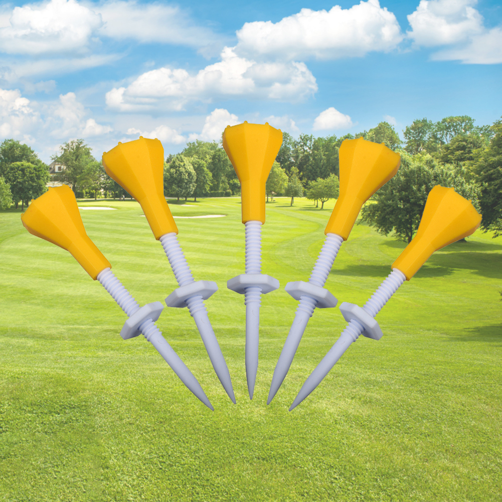 thumbnail image 3 of Altura ajustable Golf Tees Ball Stud Más estable 5pcs Golf Holders para la práctica, 3 of 8