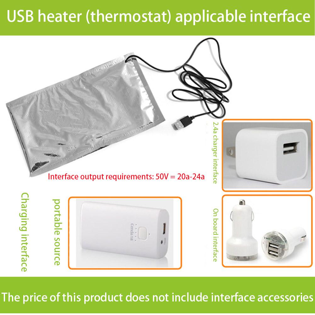 thumbnail image 3 of Placa calefactora con interfaz USB Ehuebsd bolsa de almuerzo portátil 3 uds., 3 of 8