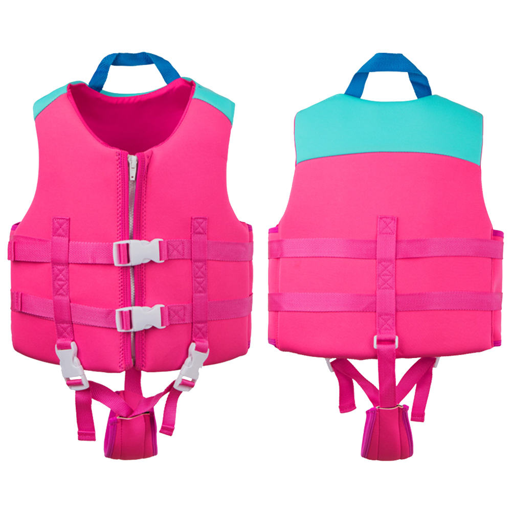 thumbnail image 5 of Chaleco salvavidas para niños Chaleco salvavidas de neopreno para entrenador de natación Transpirable para niñas y niños, 5 of 7