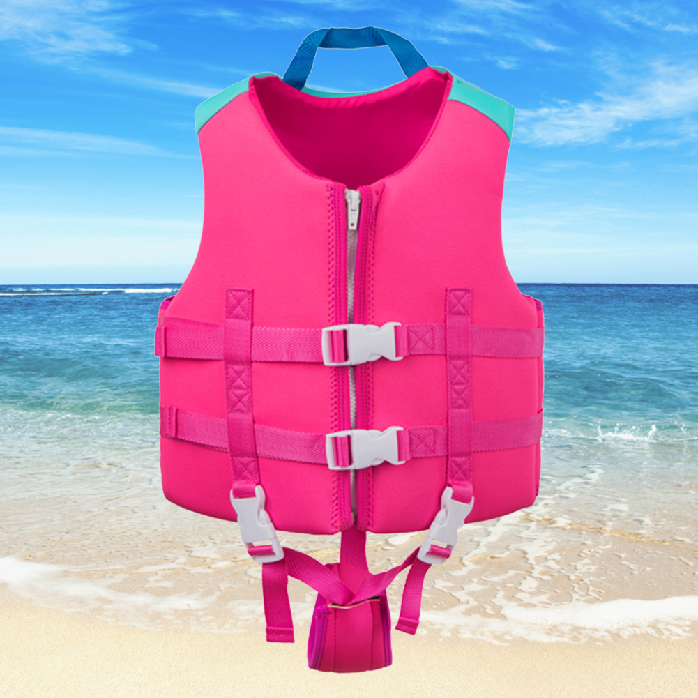 thumbnail image 4 of Chaleco salvavidas para niños Chaleco salvavidas de neopreno para entrenador de natación Transpirable para niñas y niños, 4 of 7