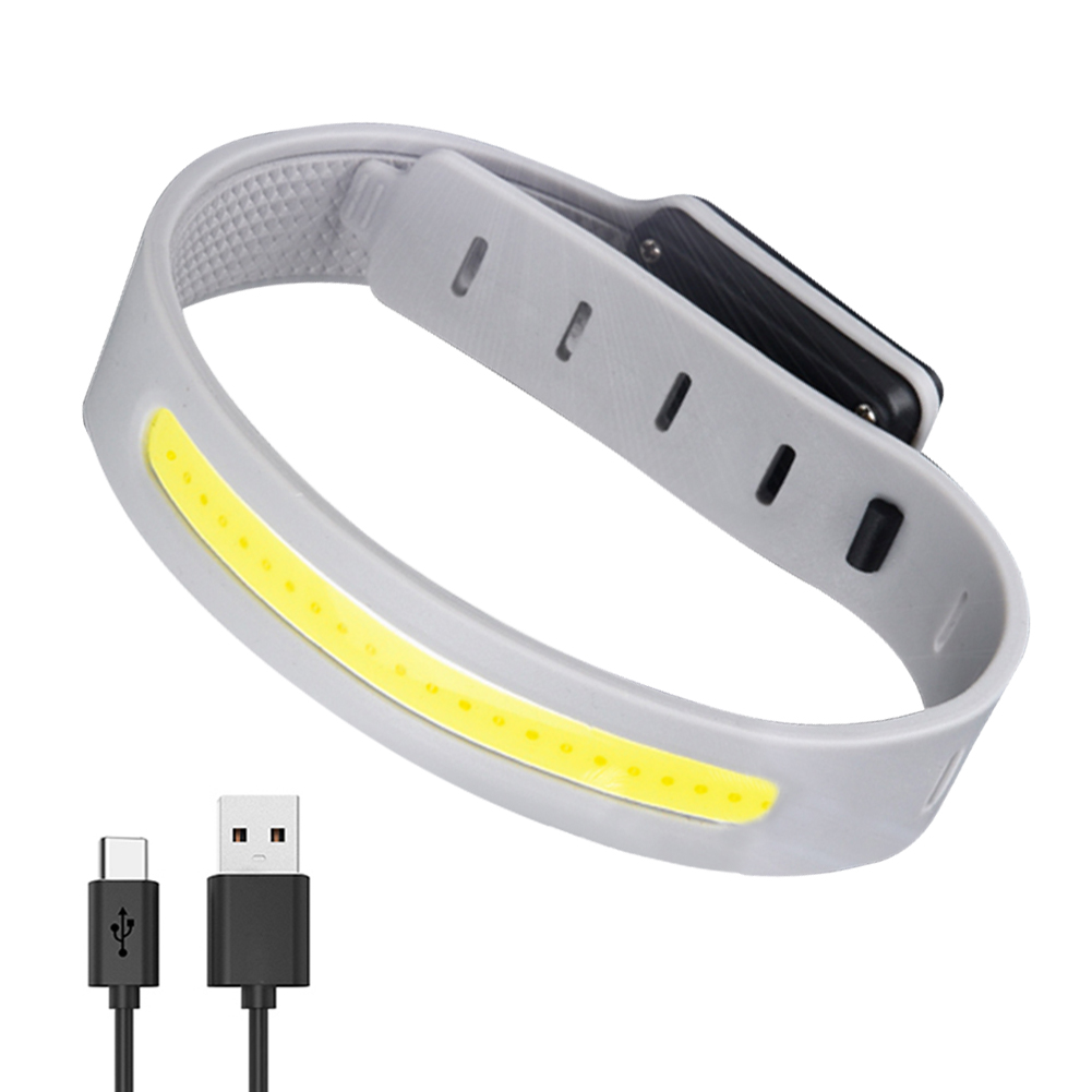 thumbnail image 4 of USB COB LED Brazalete Luz 350mAh 500LM Luz IPX4 Impermeable Tipo-C Recargable, 4 of 9
