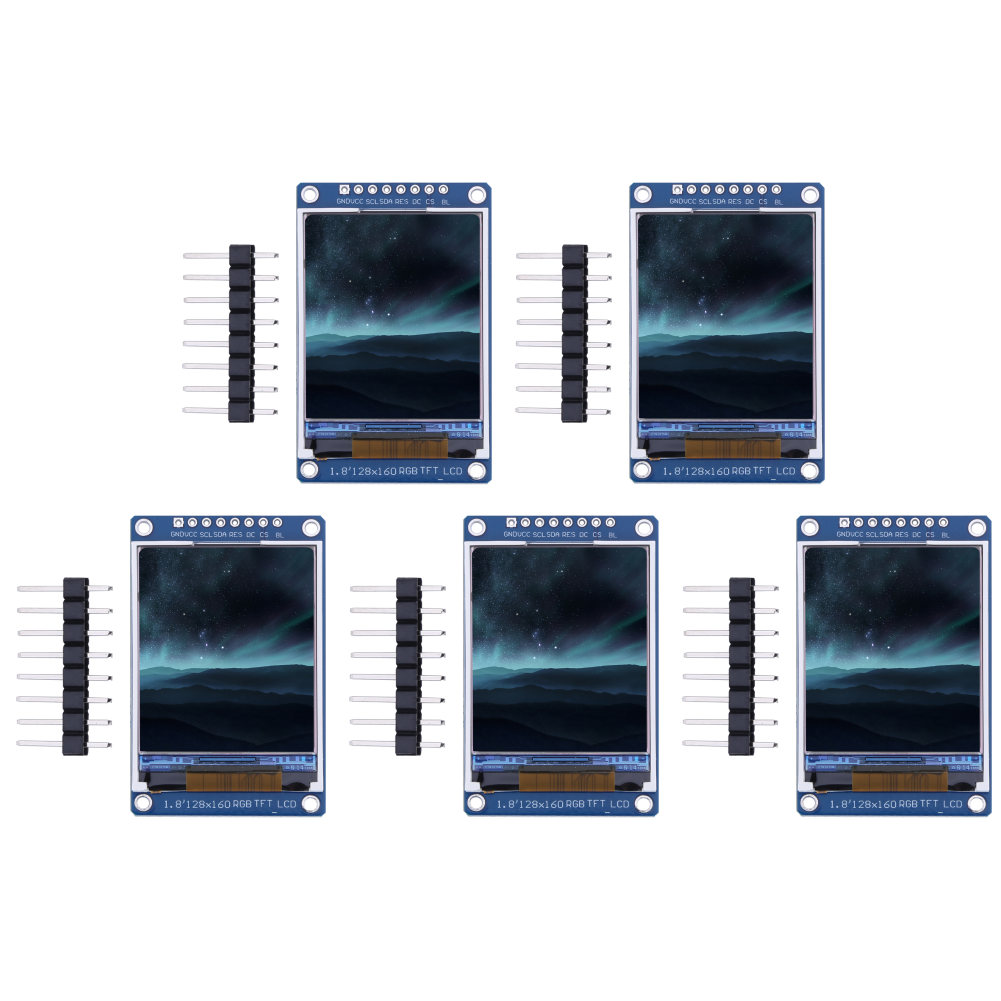 thumbnail image 3 of Módulo de pantalla a color RGB TFT con pantalla LCD de 1,8 pulgadas, 128x160 ST7735S IC para Arduino, 3 of 9