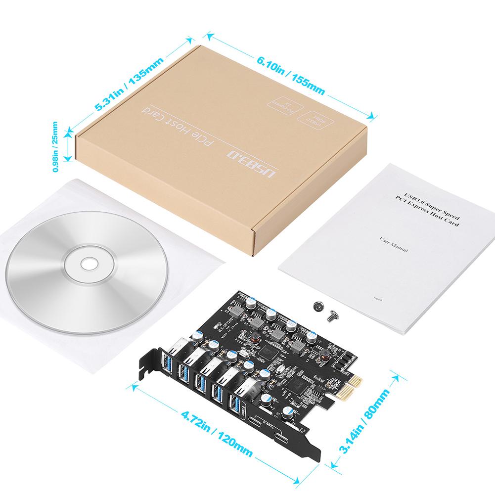 thumbnail image 2 of Tarjeta Adicional PCIe USB 3.0 Ehuebsd 5 Gbps, 2 of 6
