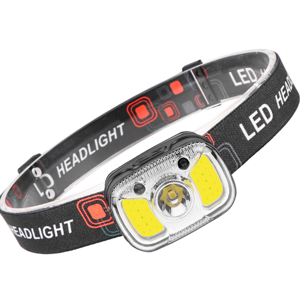 thumbnail image 3 of XPG+COB Head Light 1200mAh LED Outdoor Headlight 550LM Tipo-C USB recargable, 3 of 9