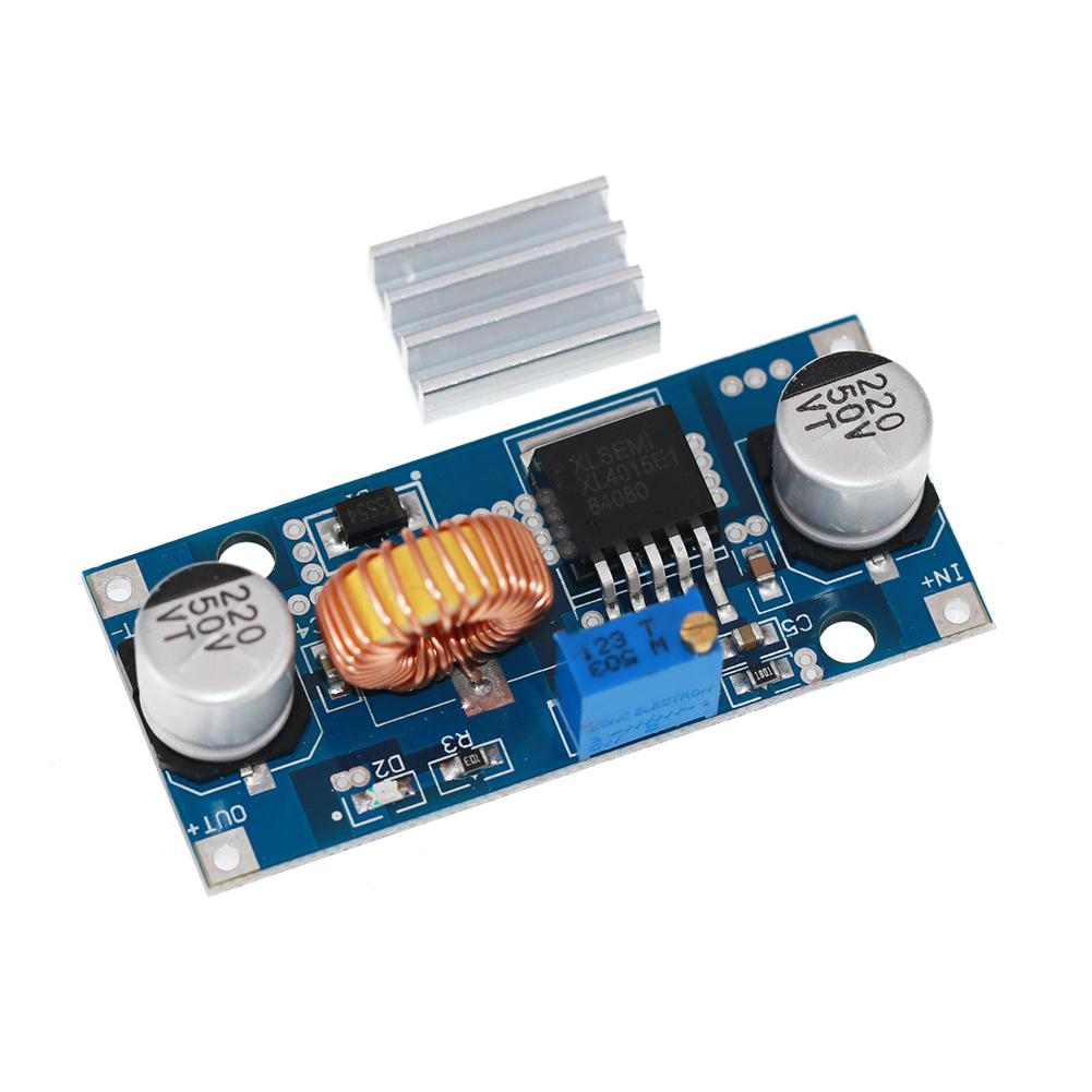 thumbnail image 5 of XL4015E 5A 4-38V DIY Fuente de alimentación regulada ajustable 12V a 3,3V/5V 36V a 12V, 5 of 7