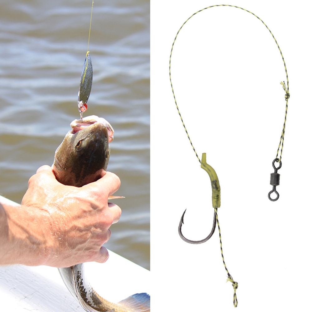 thumbnail image 4 of Kit de aparejos de pesca de carpa con anzuelo, aparejos de pesca para accesorios de pesca de carpa, 4 of 6