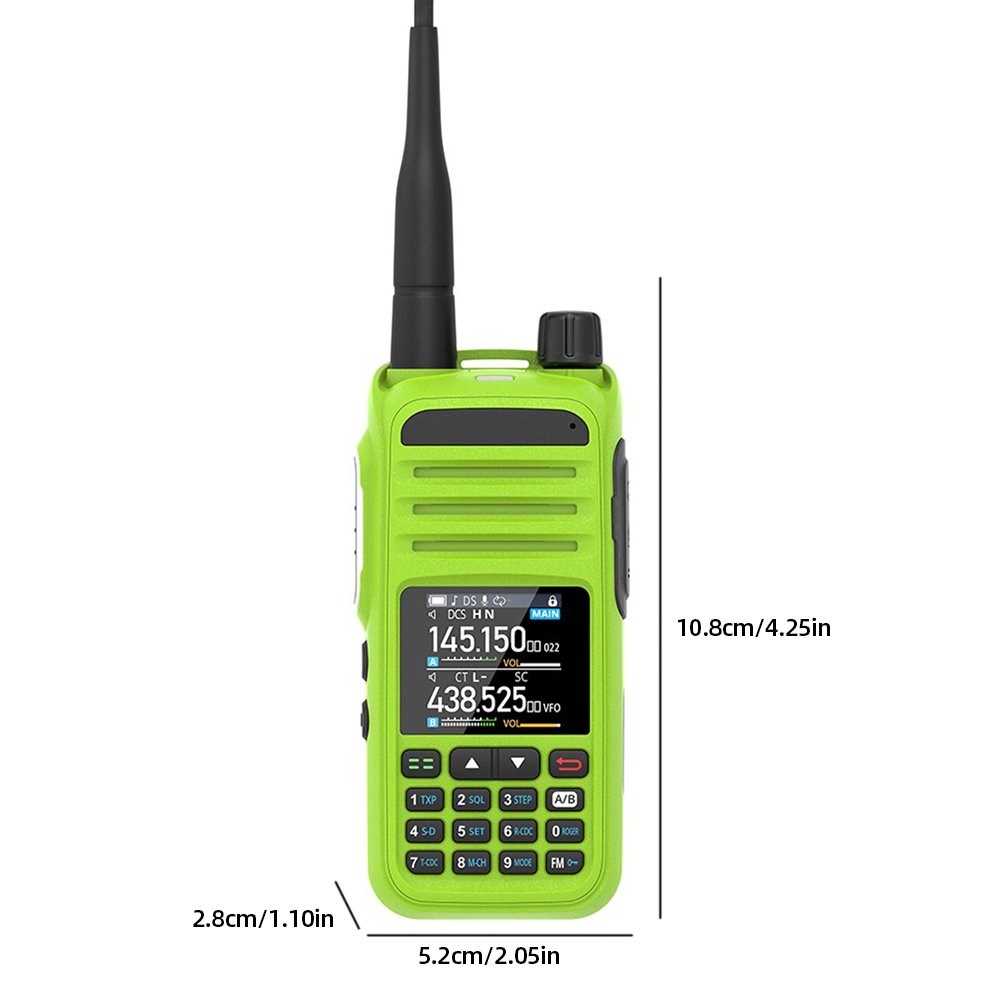 thumbnail image 2 of Dispositivo comunicador Handie-Talkie multibanda de radio bidireccional A36plus UHF/VHF/AM/FM, 2 of 9