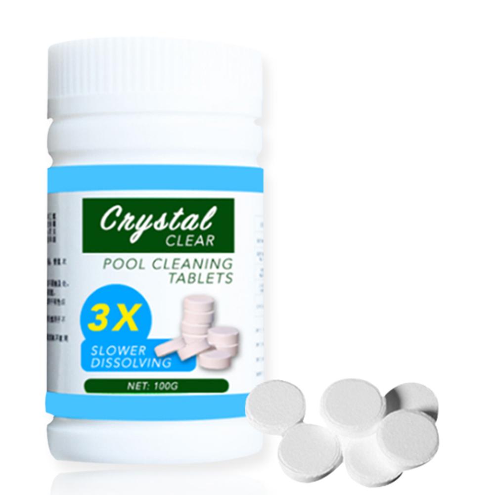 thumbnail image 4 of Pastillas efervescentes de desinfección instantánea, pastilla limpiadora de piscinas, 100g, 4 of 9