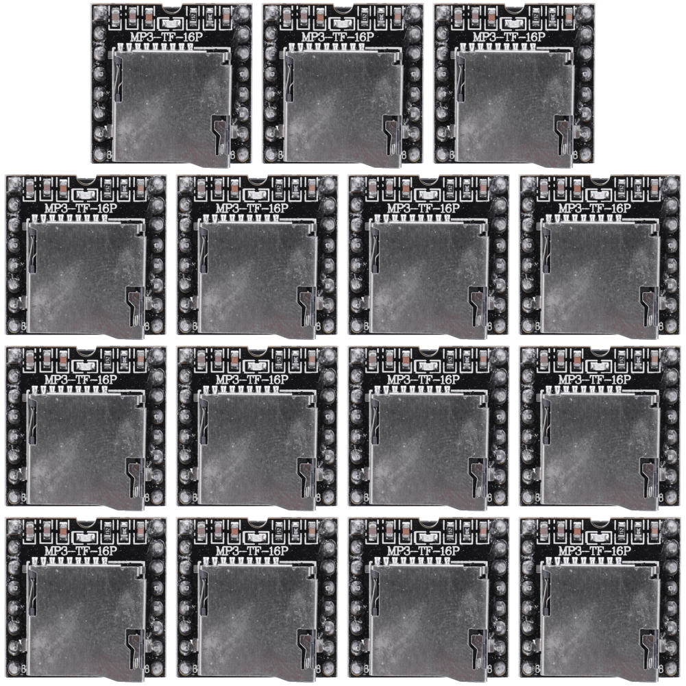 thumbnail image 3 of Módulo de reproductor Mini MP3 DF compatible con tarjeta TF, placa de módulo de reproductor de disco U para Arduino, 3 of 8