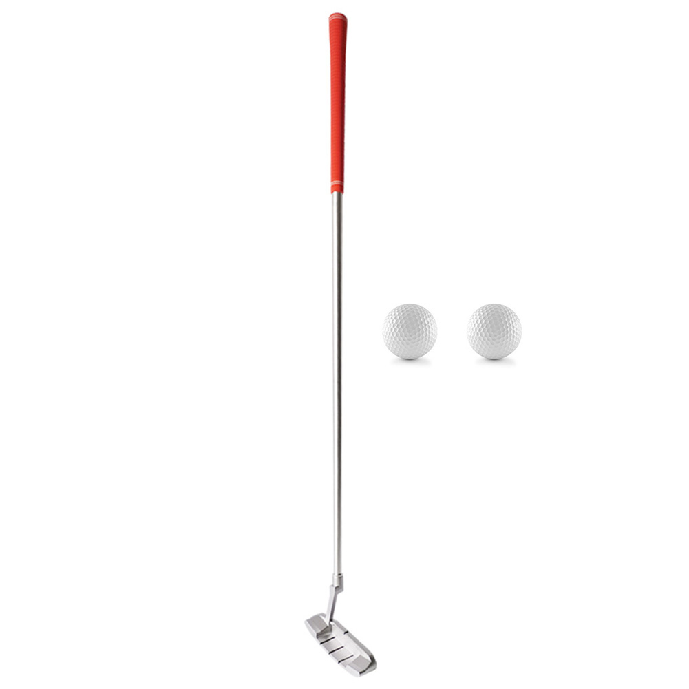 thumbnail image 3 of Putter de Golf de 3 secciones, cabeza de varilla plateada, longitud ajustable, accesorio de Golf antideslizante, 3 of 9